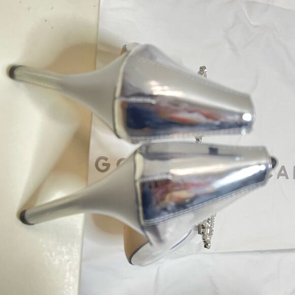 Good American Glass Cinder F*cking Rella Pump Heels NEW Size 8.5 - Picture 8 of 10